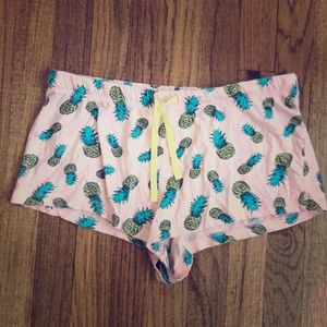 Forever 21 Pineapple Sleep Shorts